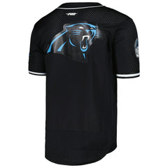 Bryce Young Carolina Panthers Pro Standard Mesh Baseball Button-Up T-Shirt - Black cheap