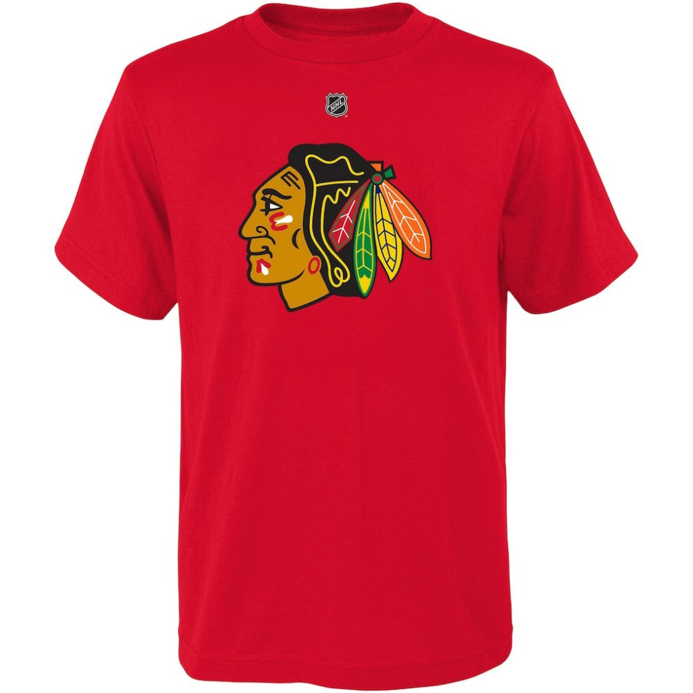 Connor Bedard Chicago Blackhawks Preschool Authentic Stack Name & Number T-Shirt - Red T-shirts