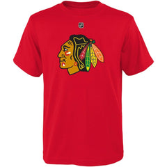 Connor Bedard Chicago Blackhawks Preschool Authentic Stack Name & Number T-Shirt - Red T-shirts