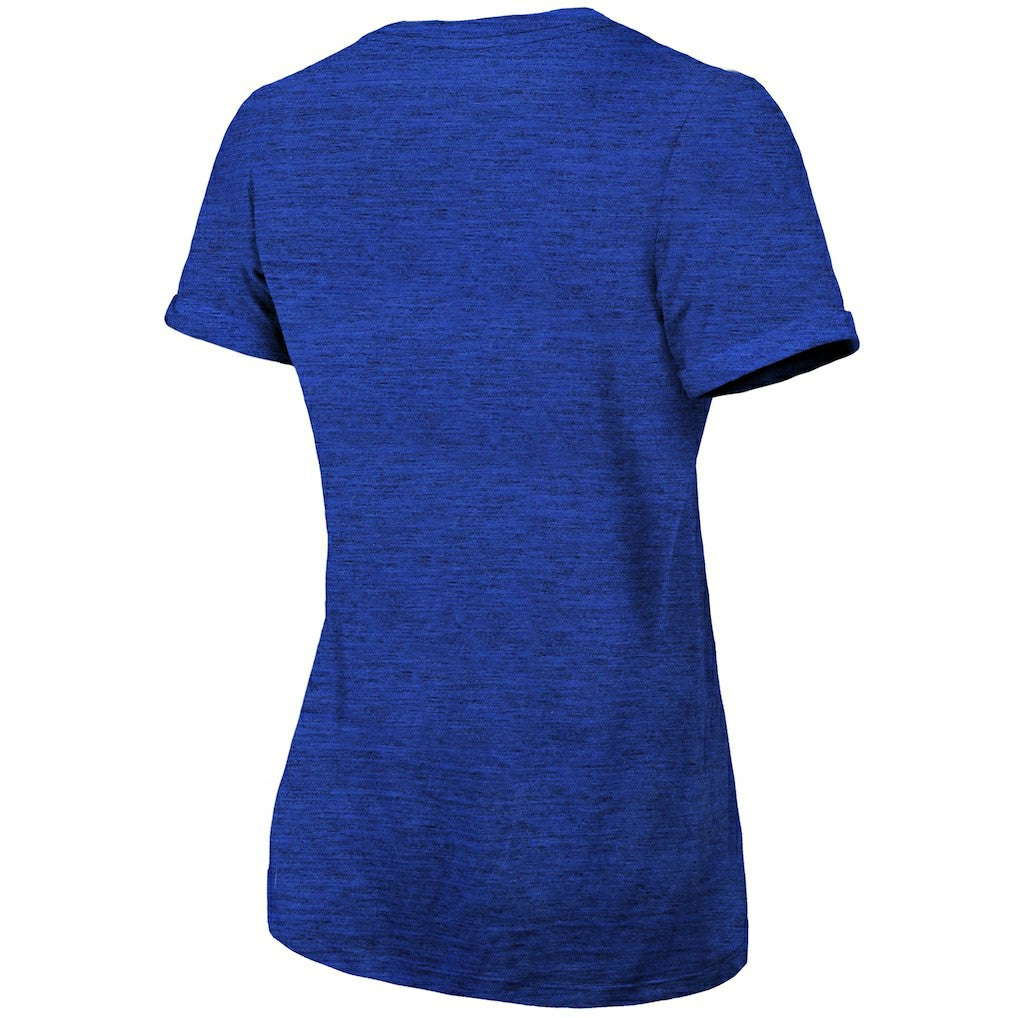 Indianapolis Colts Majestic Threads Women's Indiana Nights Alternate Tri-Blend Boyfriend T-Shirt - Heather Blue for sale