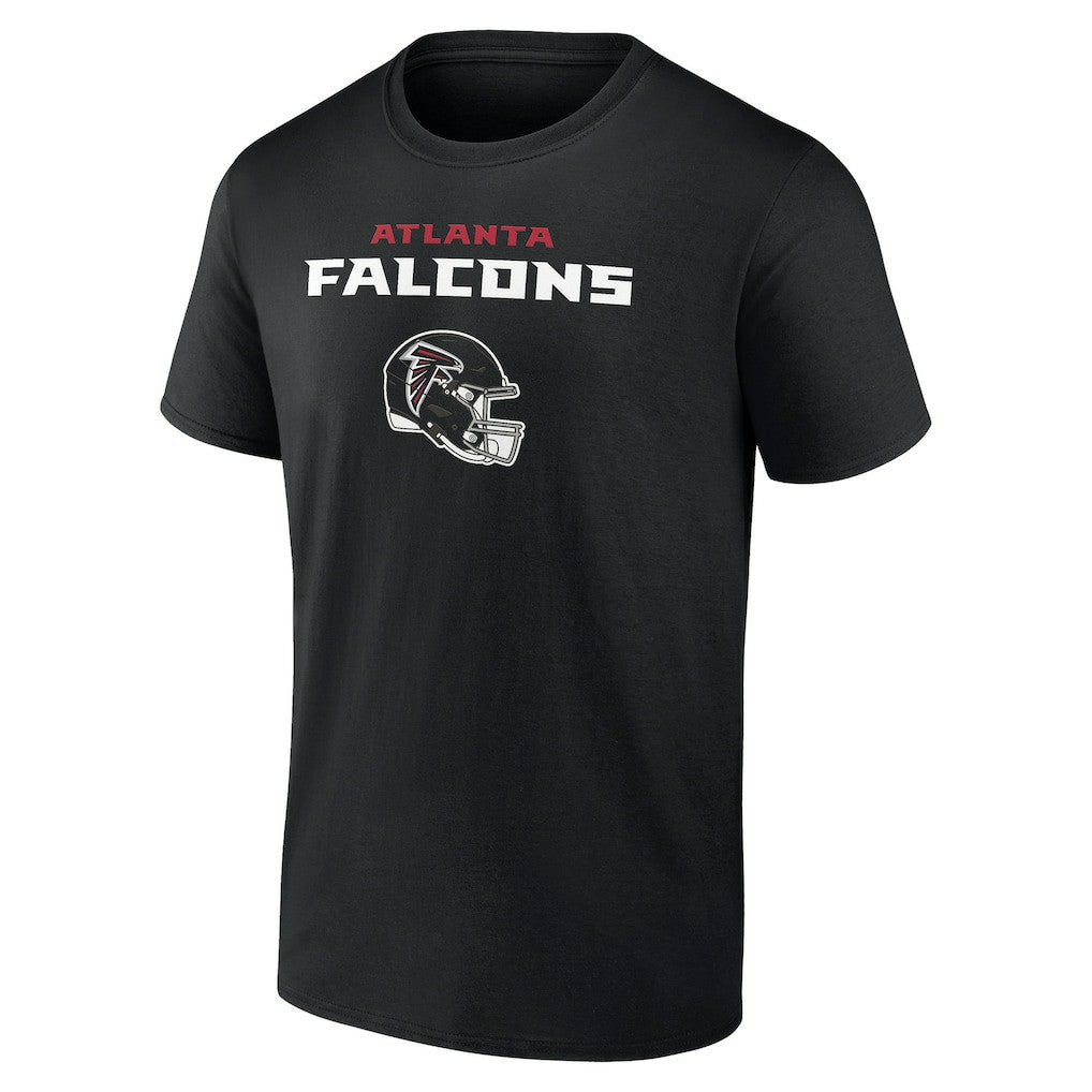 Atlanta Falcons Personalized Name & Number Team Wordmark T-Shirt - Black cheap