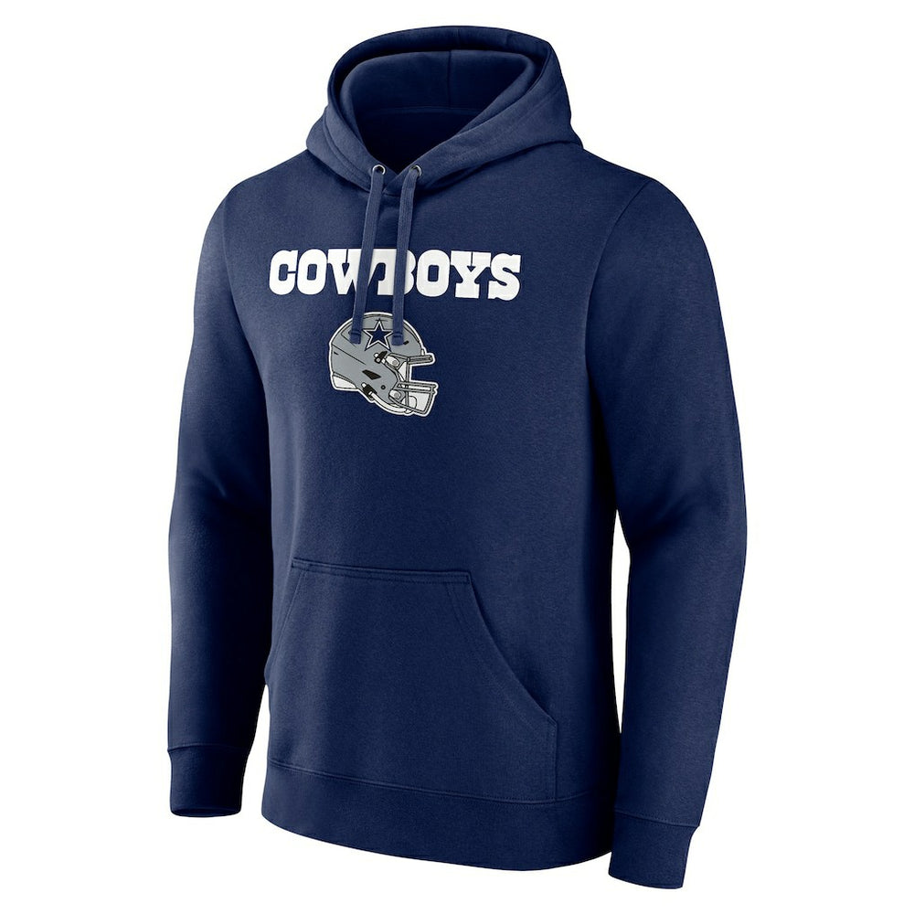 Dallas Cowboys Personalized Name & Number Team Wordmark Pullover Hoodie - Navy online