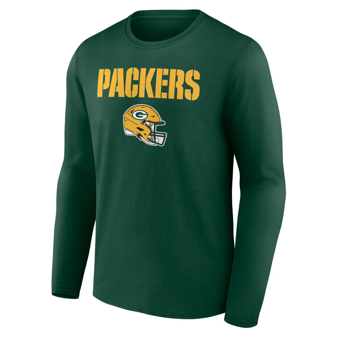 Green Bay Packers Personalized Name & Number Team Wordmark Long Sleeve T-Shirt - Green sale
