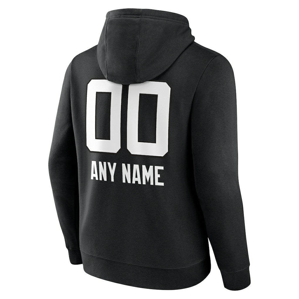 Jacksonville Jaguars Personalized Name & Number Team Wordmark Pullover Hoodie - Black outlet