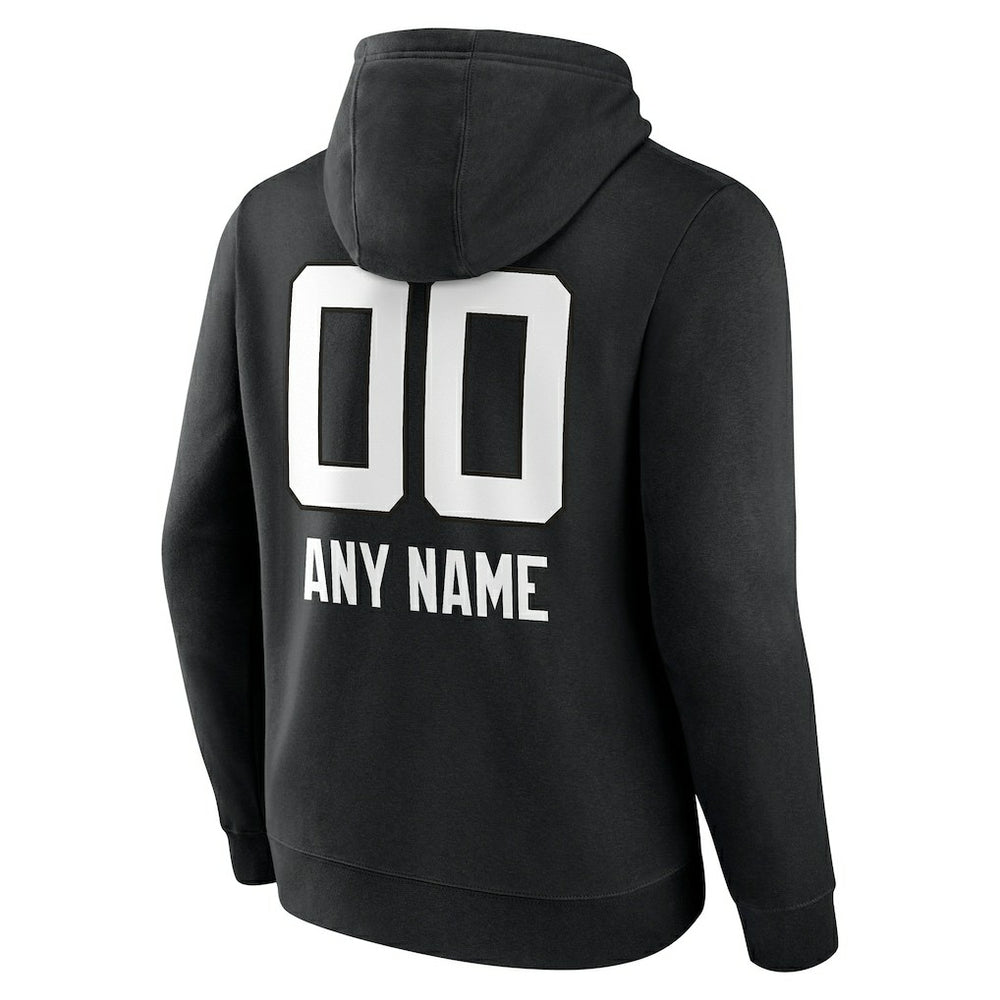 Jacksonville Jaguars Personalized Name & Number Team Wordmark Pullover Hoodie - Black outlet