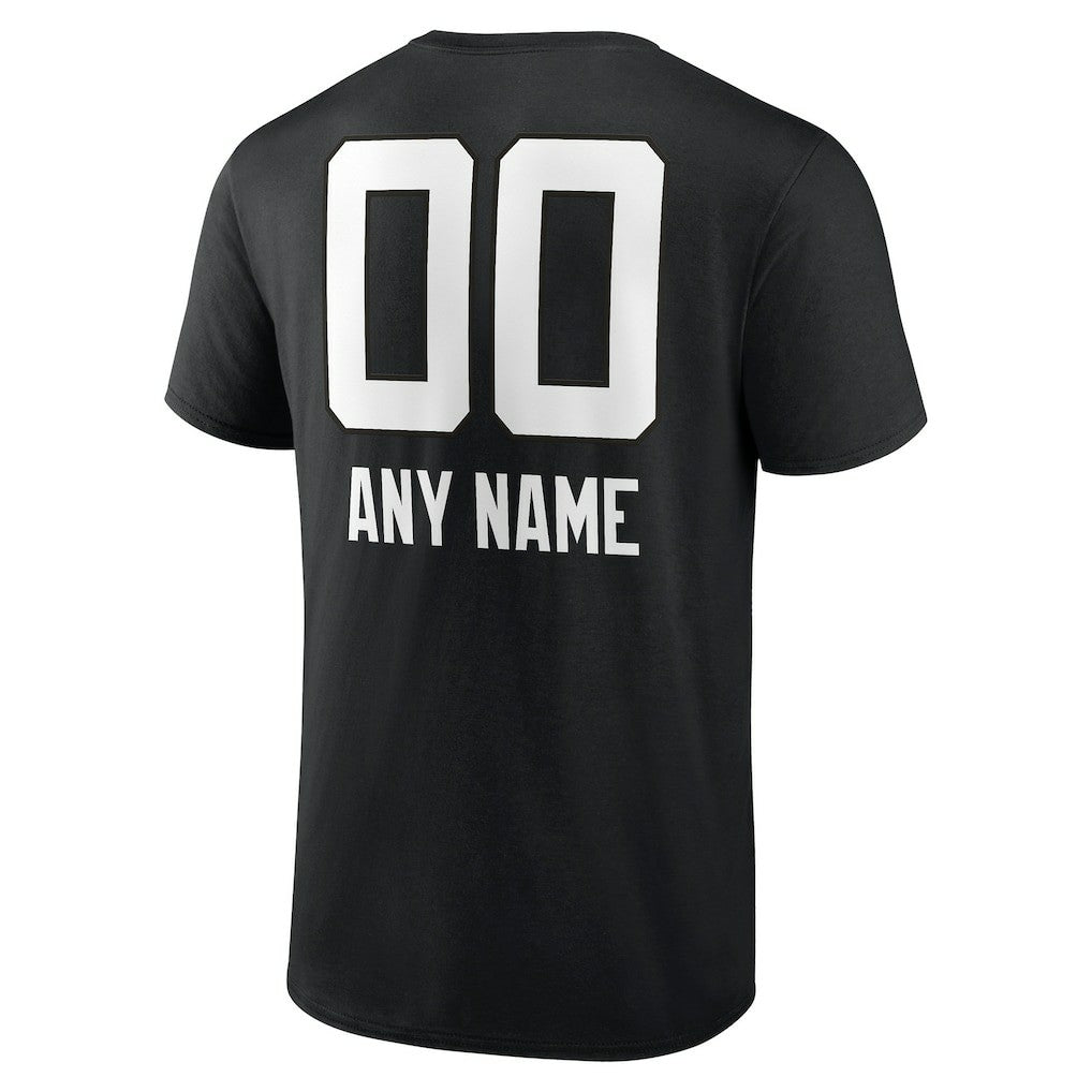 Jacksonville Jaguars Personalized Name & Number Team Wordmark T-Shirt - Black for sale