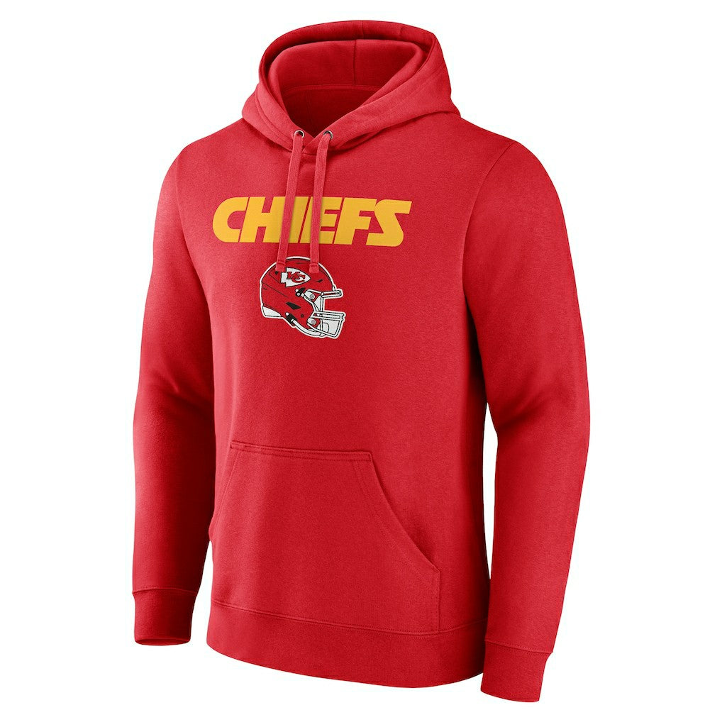 Kansas City Chiefs Personalized Name & Number Team Wordmark Pullover Hoodie - Red on sale