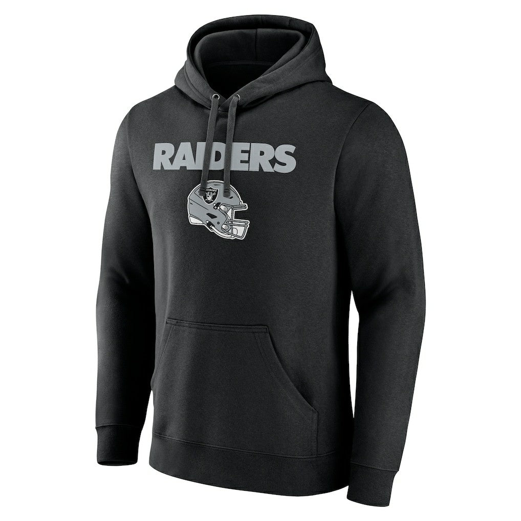 Las Vegas Raiders Personalized Name & Number Team Wordmark Pullover Hoodie - Black outlet