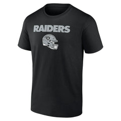 Las Vegas Raiders Personalized Name & Number Team Wordmark T-Shirt - Black for sale