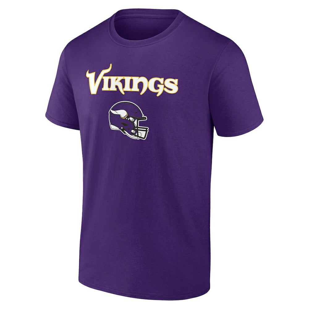 Minnesota Vikings Personalized Name & Number Team Wordmark T-Shirt - Purple for sale