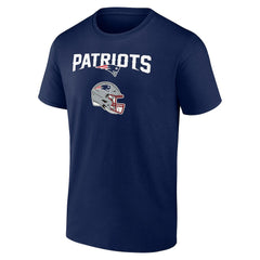 New England Patriots Personalized Name & Number Team Wordmark T-Shirt - Navy outlet