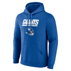 New York Giants Personalized Name & Number Team Wordmark Pullover Hoodie - Royal discount