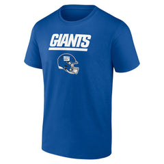 New York Giants Personalized Name & Number Team Wordmark T-Shirt - Royal outlet