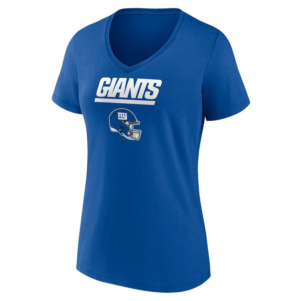 New York Giants Women's Personalized Name & Number Team Wordmark V-Neck T-Shirt - Royal online