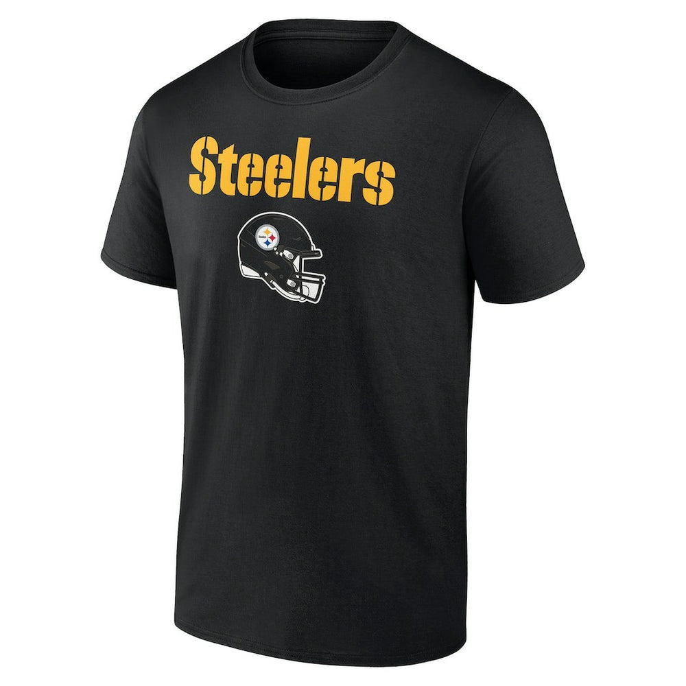 Pittsburgh Steelers Personalized Name & Number Team Wordmark T-Shirt - Black online