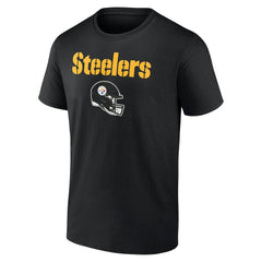 Pittsburgh Steelers Personalized Name & Number Team Wordmark T-Shirt - Black online
