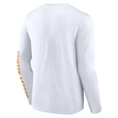 Houston Astros Press Box Long Sleeve T-Shirt White