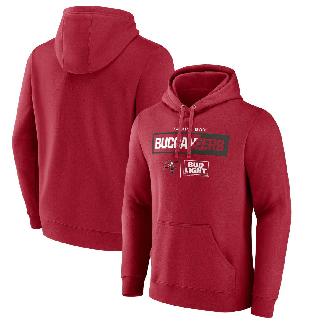 Tampa Bay Buccaneers NFL x Bud Light Pullover Hoodie - Red sale
