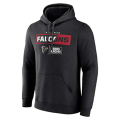 Atlanta Falcons NFL x Bud Light Pullover Hoodie - Black discount