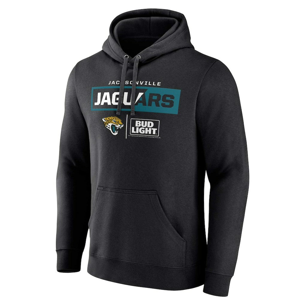 Jacksonville Jaguars NFL x Bud Light Pullover Hoodie - Black discount