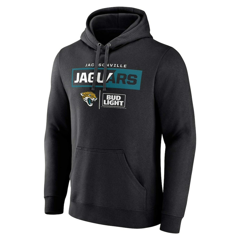 Jacksonville Jaguars NFL x Bud Light Pullover Hoodie - Black discount