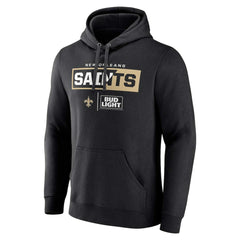 New Orleans Saints NFL x Bud Light Pullover Hoodie - Black outlet