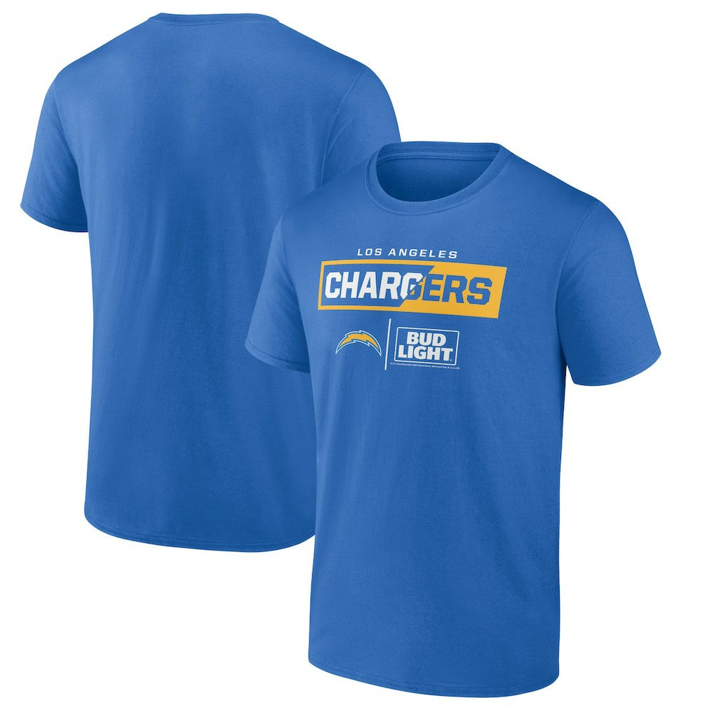 Los Angeles Chargers NFL x Bud Light T-Shirt - Blue outlet