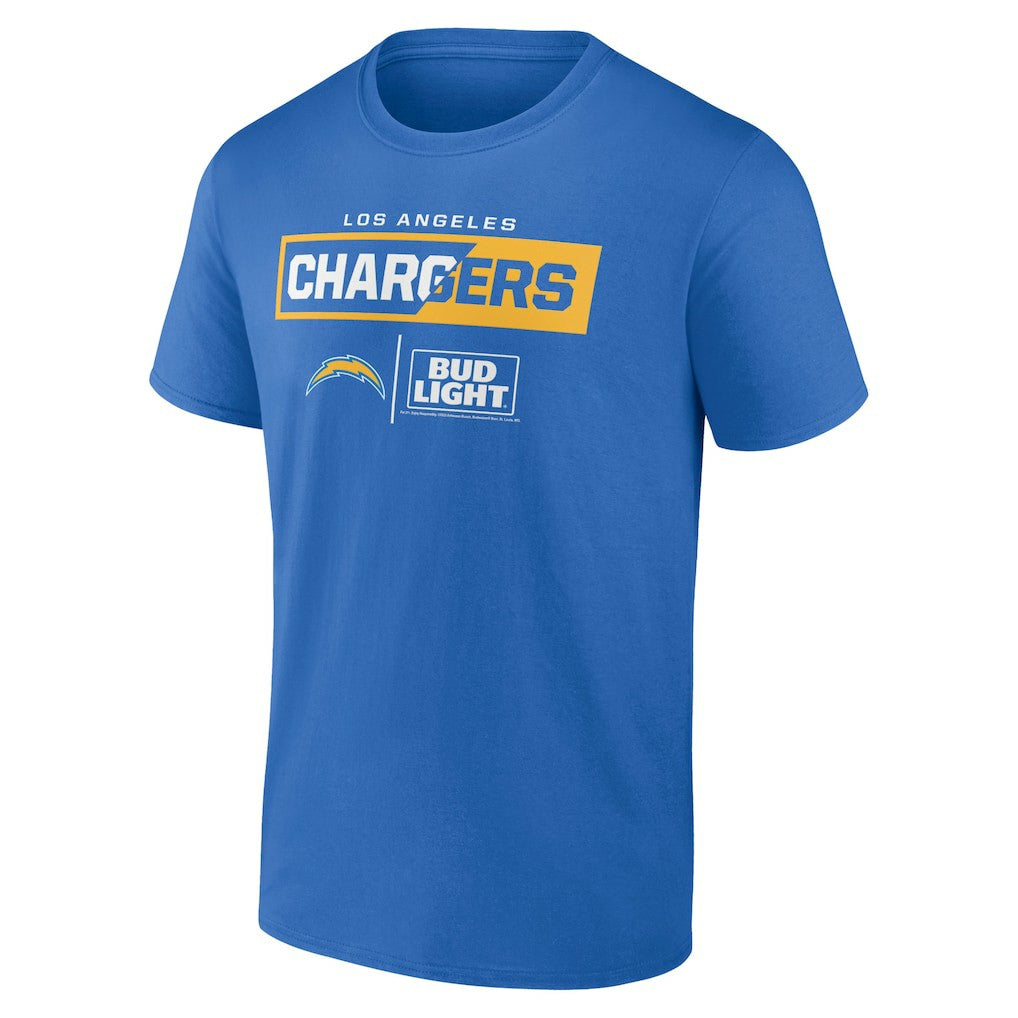 Los Angeles Chargers NFL x Bud Light T-Shirt - Blue outlet