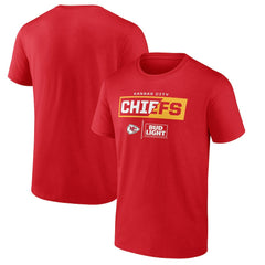 Kansas City Chiefs NFL x Bud Light T-Shirt - Red for sale