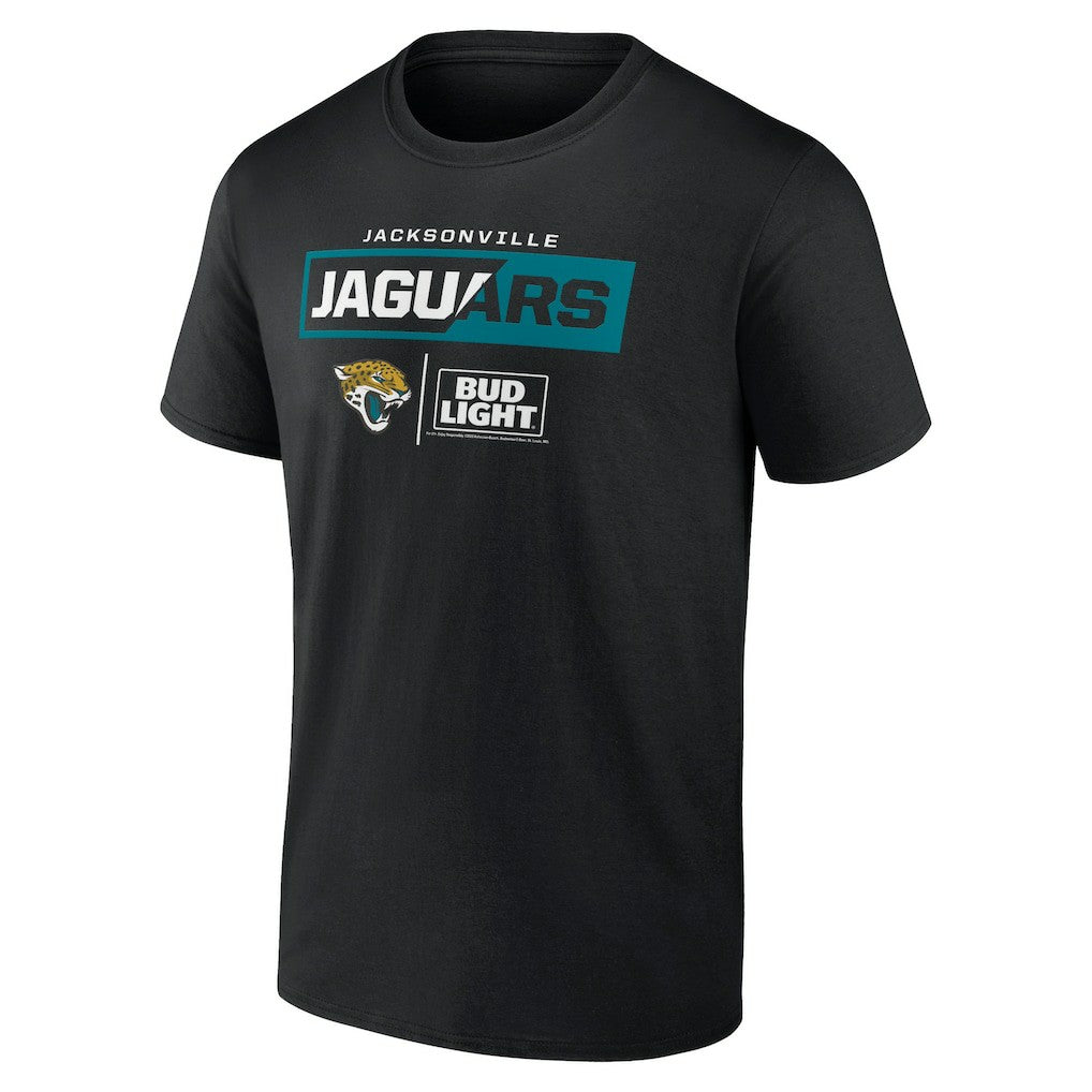 Jacksonville Jaguars NFL x Bud Light T-Shirt - Black on sale