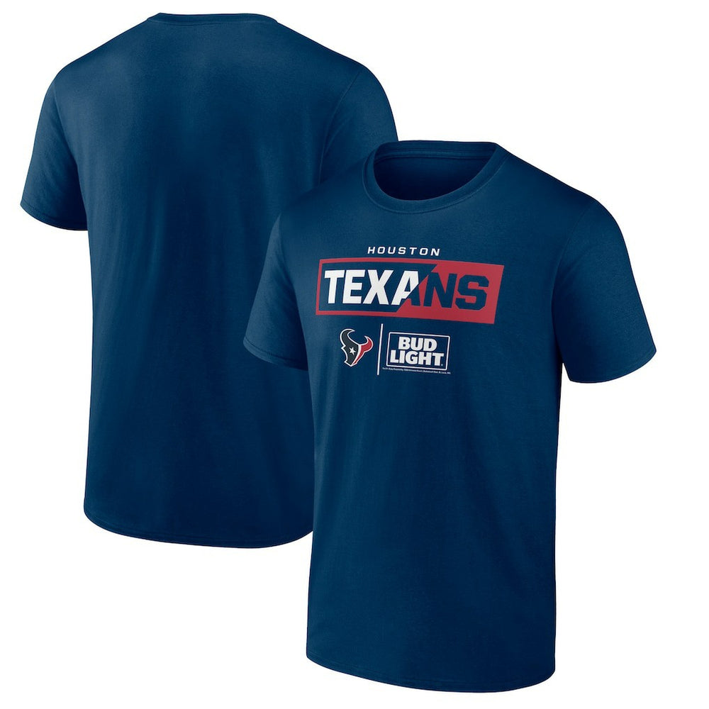 Houston Texans NFL x Bud Light T-Shirt - Navy discount