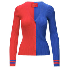 Buffalo Bills STAUD Women's Cargo Sweater - Red/Royal on sale