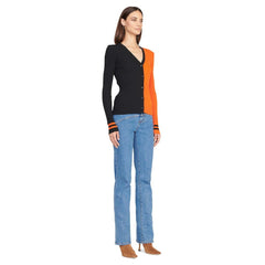 Cincinnati Bengals STAUD Women's Cargo Sweater - Black/Orange for sale