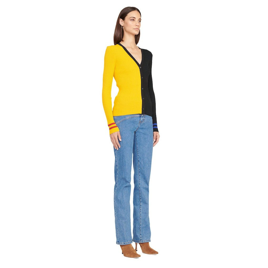 Pittsburgh Steelers STAUD Women's Cargo Sweater - Gold/Black discount