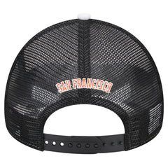 San Francisco Giants Spring Training Circle Foam A-Frame 9FORTY Trucker Adjustable Hat White/Black