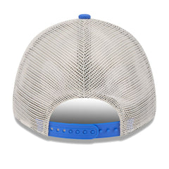 Dallas Mavericks Throwback Patch Trucker 9FORTY Adjustable Hat sale - Khaki/Blue discount
