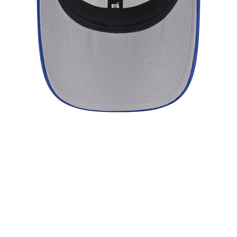 Philadelphia 76ers Throwback Patch Trucker 9FORTY Adjustable Hat - Khaki/Royal online
