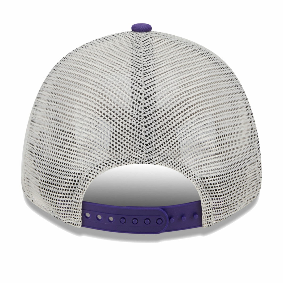 Phoenix Suns Throwback Patch Trucker 9FORTY Adjustable Hat - Khaki/Purple discount