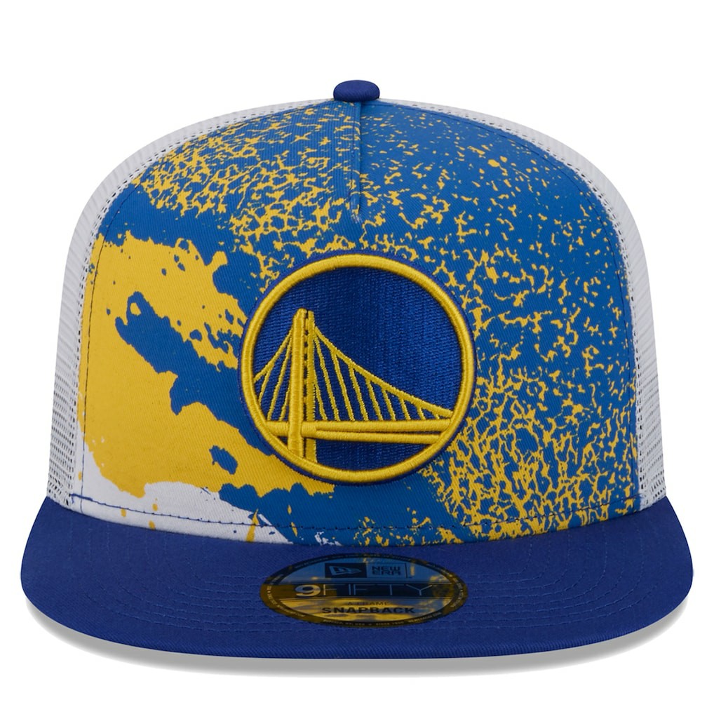 Golden State Warriors Court Sport Speckle 9FIFTY Snapback Hat sale - Royal shop