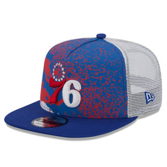 Philadelphia 76ers Court Sport Speckle 9FIFTY Snapback Hat - Royal for sale