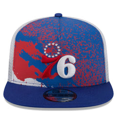 Philadelphia 76ers Court Sport Speckle 9FIFTY Snapback Hat - Royal for sale