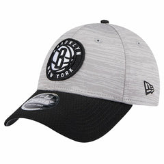 Brooklyn Nets Active Digi-Tech Two-Tone 9FORTY Adjustable Hat - Heather Gray/Black shop