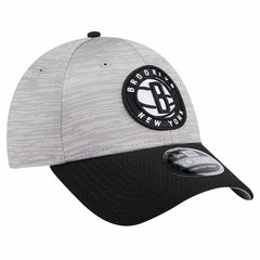 Brooklyn Nets Active Digi-Tech Two-Tone 9FORTY Adjustable Hat - Heather Gray/Black shop