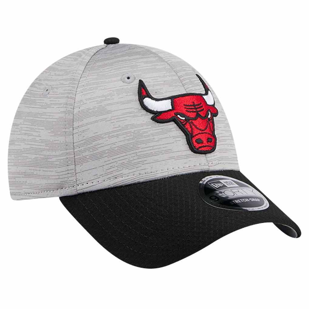 Chicago Bulls Active Digi-Tech Two-Tone 9FORTY Adjustable Hat - Heather Gray/Black discount
