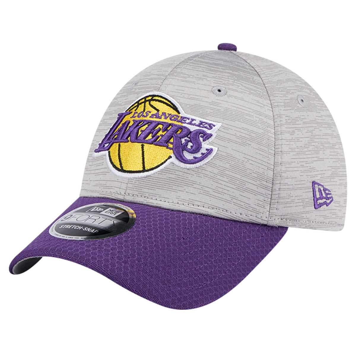 Los Angeles Lakers Active Digi-Tech Two-Tone 9FORTY Adjustable Hat - Heather Gray/Purple on sale