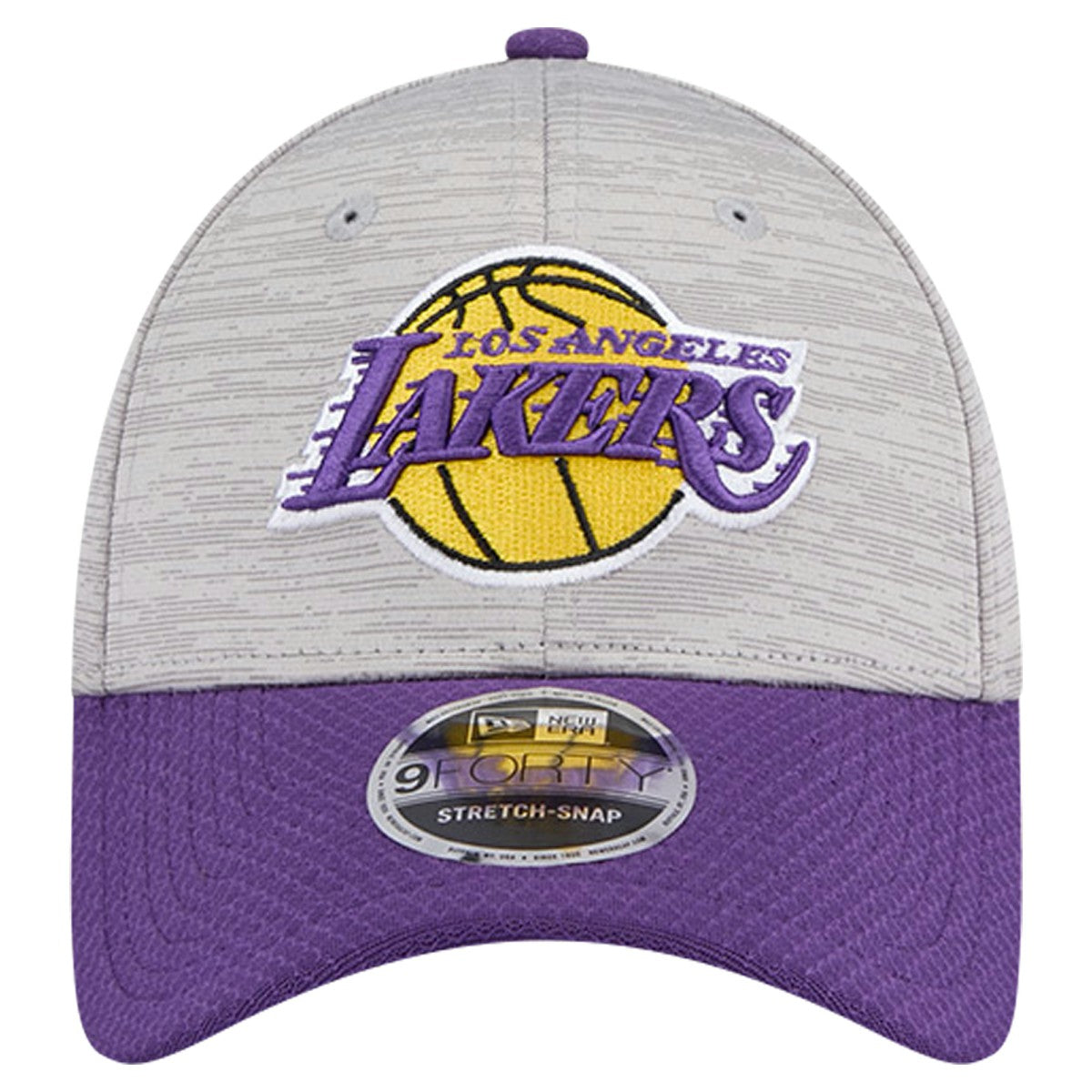 Los Angeles Lakers Active Digi-Tech Two-Tone 9FORTY Adjustable Hat - Heather Gray/Purple on sale