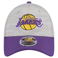 Los Angeles Lakers Active Digi-Tech Two-Tone 9FORTY Adjustable Hat - Heather Gray/Purple on sale