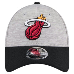 Miami Heat Active Digi-Tech Two-Tone 9FORTY Adjustable Hat - Heather Gray/Black for sale