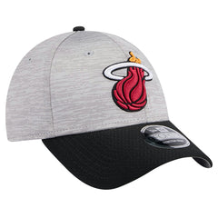 Miami Heat Active Digi-Tech Two-Tone 9FORTY Adjustable Hat - Heather Gray/Black for sale
