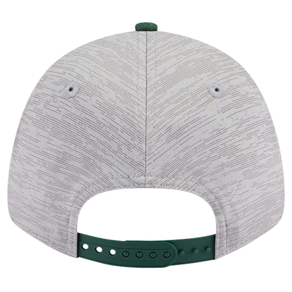 Milwaukee Bucks Active Digi-Tech Two-Tone 9FORTY Adjustable Hat - Heather Gray/Hunter Green cheap